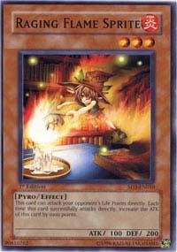 sprites yugioh deck Yu-Gi-Oh! - Raging Flame Sprite (SD3-EN010) - Structure 3: Blaze of Destruction - 1st Edition Licensed Bandai Awakening of the Bundle:200 Cases (63mm x 88mm)