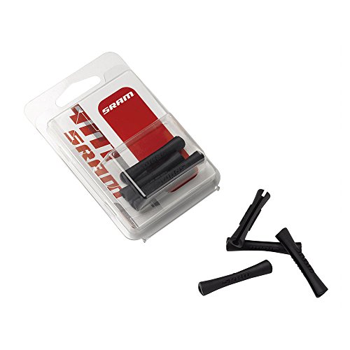 SRAM 103304 Goma Protectora Cuadro, para Funda Negra, 4 Unidades, Bremskabel Leitungen Hüll AuÃŸenhüllenüberzug, Schwarz, 4 Stã¼Ck, 00.7915.051.010, Multicolor, 180 mm
