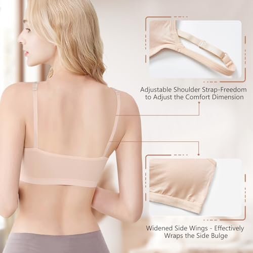 Girls Training Bra Teen Kids Sport Bras 8-10 10-12 12-14 14-16 Seamless Non-Detachable Padding3