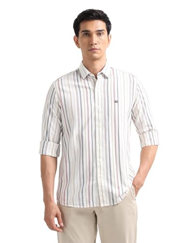Image of Arrow Sport Blue Casual Shirt ASAEOSH2037