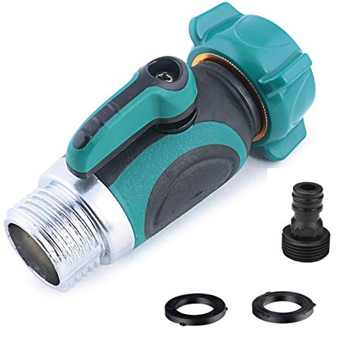 Preisvergleich Produktbild LaceDaisy Garten Schlauch Wasserhahn Adapter Garten Schlauch Splitter mit bequemer Gummierte Grifffläche für Outdoor Wasserhahn Sprinkler#1