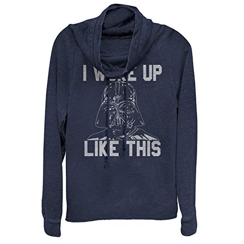 T-shirt Star Wars manches longues femme col bénitier anti-sensation d'étouffement marine L