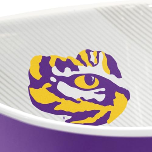 Image of YouTheFan NCAA LSU Tigers Large Party Bowl