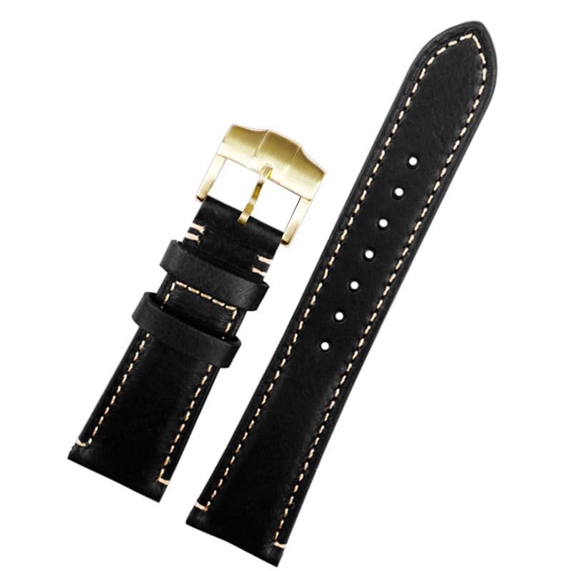 Bracelet montre connecté cuir véritable 22 mm vintage Tudor GUMMMY