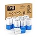 VONIKO Ultra Alkaline D Batteries 8 Pack - Batteries D Size 8 Pack- 10 Year Shelf Life & 6-9 Times The Power As Carbon Batteries | Type D Battery 1.5 Volt - D Batteries