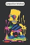 Composition Notebook: Simpsonzz Trippy Bart Journal Notebook Diary Large 6 x 9 inches, 100 Pages