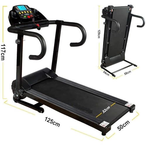 Caminadora plegable eléctrica para fitness en casa miniatura 2