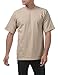 Pro Club Men's Heavyweight Cotton Short Sleeve Crew Neck T-Shirt, Khaki, X-Large