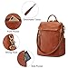S-ZONE Women Vintage Genuine Leather Backpack Purse Anti-theft Fashion Travel Daypack