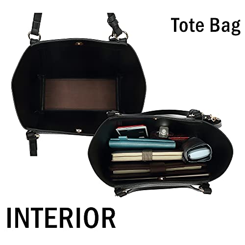 Scarleton Tote Bag For Women, Purses And Handbags, Shoulder Bag, Top Handle Satchel, Hobo Bag With Pouch, H1035208001 - Black #TOP4