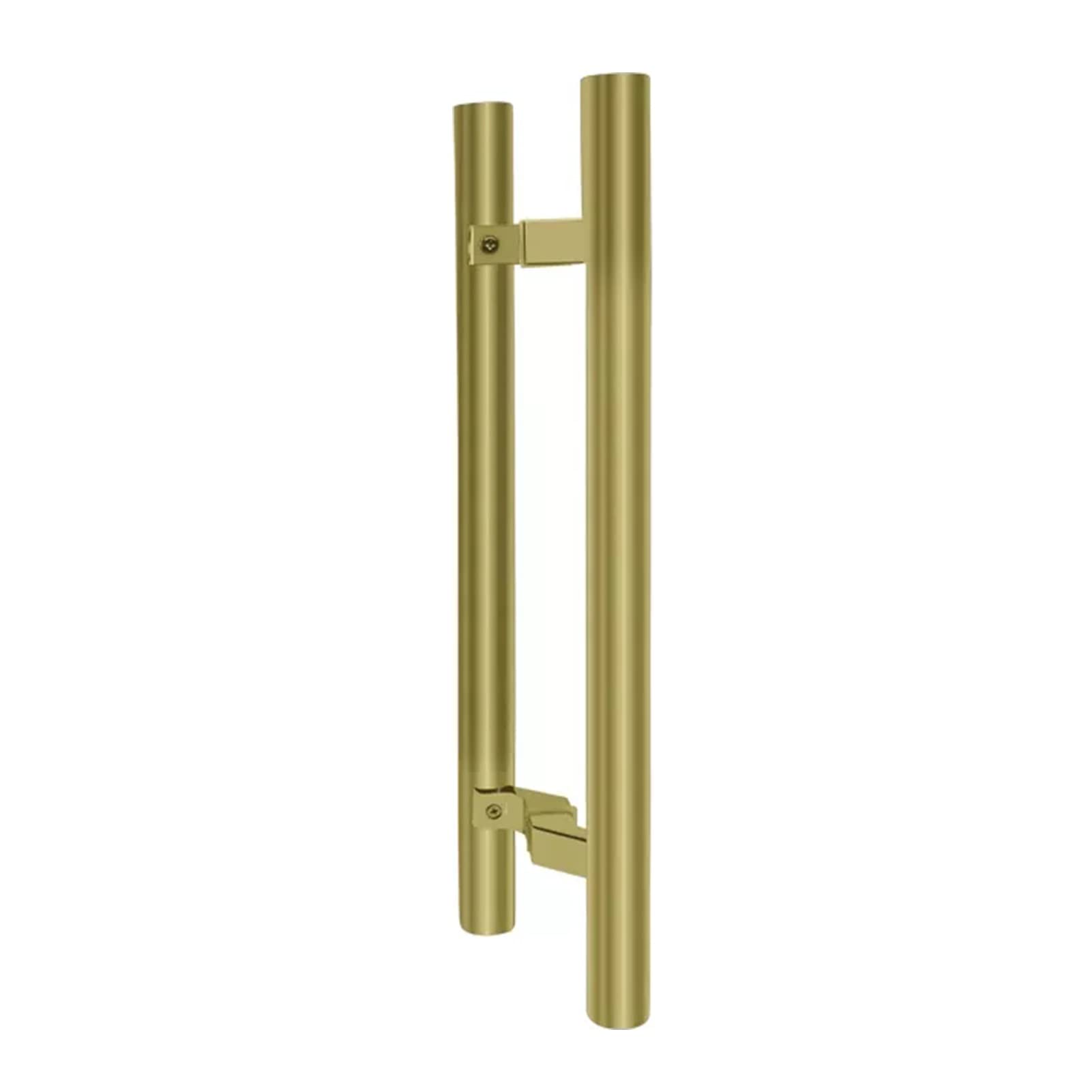 Poignée de porte coulissante verre douche push-pull en acier inoxydable or anti-trace