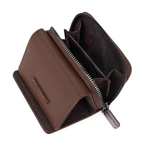 Image of Montana West Women's Wallet Trifold Small Wallets Ladies RFID Blocking Wallet with Zipper Coin Pocket