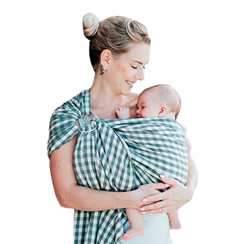 Image of Nalakai Luxury Ring Sling Baby Carrier, Soft Linen Blend Baby Sling, Baby Wrap, Wear Your Little One Close to Your Heart, Comfort, Style
