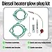 9pcs Diesel Heater Glow Plug Repair Kit, Glow Plug & Tools for 12V/24V/110V 2KW/5KW/8KW Parking Heaters for Car Truck Boat