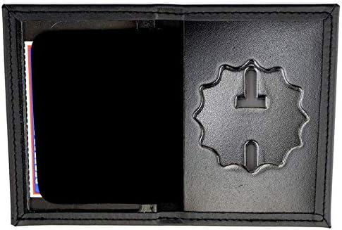 Perfect Fit Dress Leather Badge and ID Case for NY City Lieutenant (Cutout PF27)