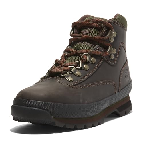 Timberland Women's Euro Hiker Boot, Brown, 8.5 Medium