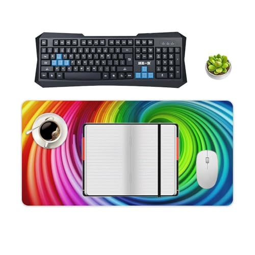 Pad Mouse de Goma Blanco 30x60 cm Base Antideslizante miniatura 4