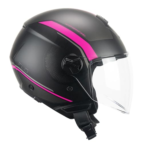CGM 167M FLO DOT Nero Fucsia fluo opaco lunga XS