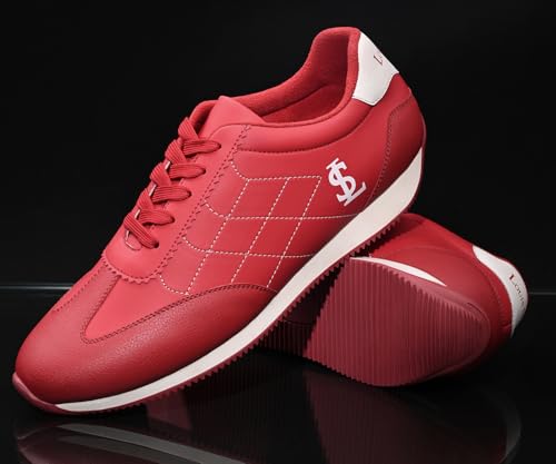 Image of LOUIS STITCH Men's Casual Lightweight Lace-Up Low-Top Sneakers for Men| Cushioned Comfort | Lightweight & Comfortable Casual Lace-Up Shoes | LSP-SNK-AVI010