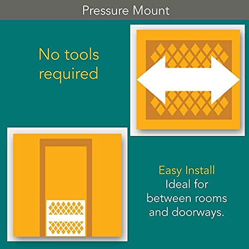 Mypet 8871 North States Paws Portable Pet Gate: 26-40 Inch Wide. Pressure Mount. No Tools Needed. Made In Usa. Dog Gate 23 Inch Tall thumb #5