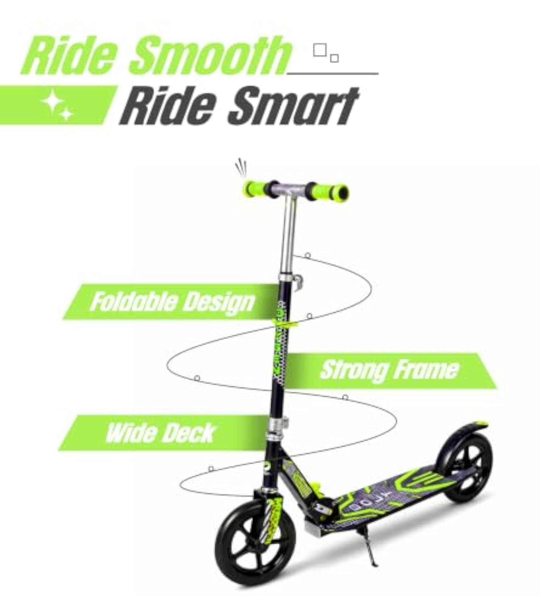 Kick Scooter for Kids with Adjustable Handlebars