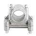 Strimmer Handle Bracket Clamp, Aluminium Alloy Rustproof Clamp, Grass Trimmer Brush Cutter Clamping Tool, Ideal for Domestic, Commercial & Industrial Use (Cross Fixation Bracket (28, 19))