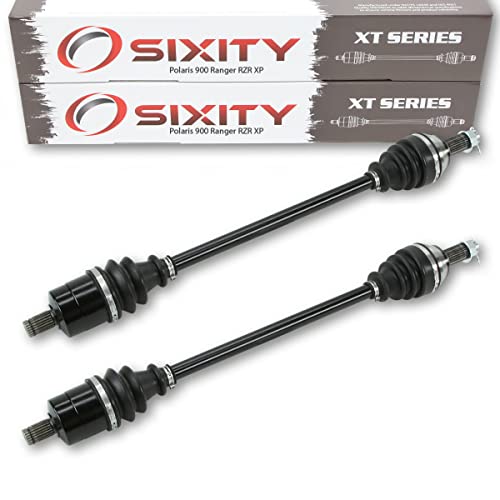 Sixity Xt Front Left & Right Cv Axles Compatible With Polaris 900 Ranger Rzr Xp Pair 2014 2013 2012 2011 #TOP19