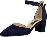 Befestigung: Schnalle Gabor Gala Womens Open Court Shoes 40 Bluette Suede