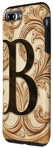 Image of iPhone 7 Plus /8 Plus Boho Chic Floral Wreath Latter M Cute Pastel Case