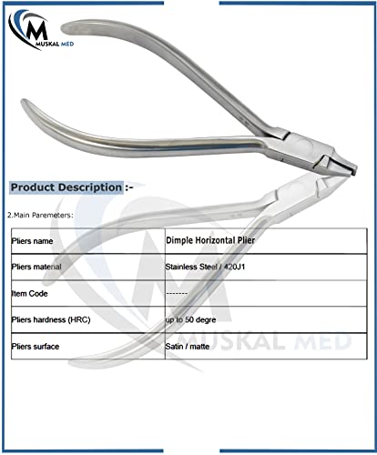 VISION TEK MED Kieferorthopädische Zahnknochen, horizontale Zange, thermische Formhalterung, transparente Aligner-Zange