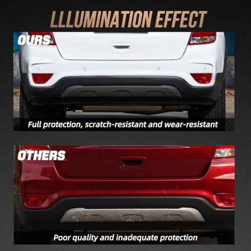 Image of Rear Lower Valance Panel Compatible with TRAX 2017 2018 2019 2020 Rear Bumper Lower Skid Plate