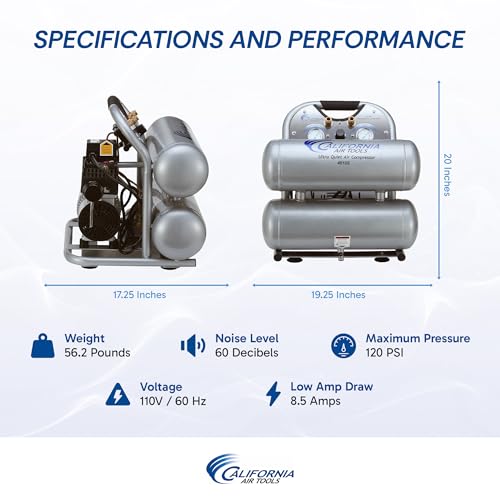 California Air Tools CAT-4610S Twin Tank Compressor