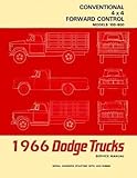 1966 DODGE TRUCK FACTORY REPAIR SHOP & SERVICE MANUAL - INCLUDES: 100, 200, 300, 400, 500, 600, 700,...
