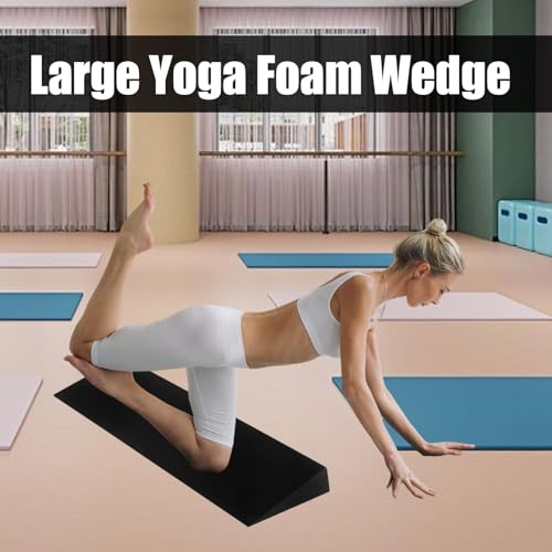 Squat Wedge Block, Soft Wrist Wedge, Yoga Squat Wedge Ramp, EVA Riser Block, Non Slip Yoga Pilates Block, Incline Board Pl-atform for Heel Elevated Squat and Calf Raise - Image 3