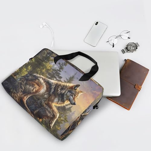 Maletín para portátil ALAZA Wild Wolf 13-15.6 pulgadas miniatura 7