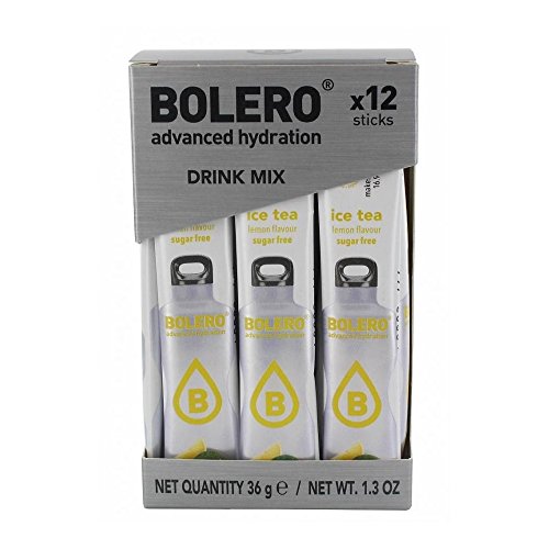 Bolero - Stick Bevanda Bolero - 3g per 500ml - Té al Limone, Scatola da 12 Unitá