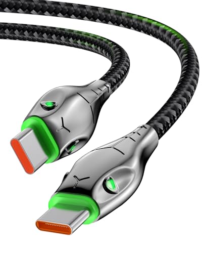 BinBoom USB C to USB C Cable Fast Charging, 60W Type C Charger Cable Fast Charging Cable Type C to C Charger Cable for iPhone 15, MacBook, iPad, Samsung Galaxy S24/S23/S22, Huawei P60 etc (0.25 M)
