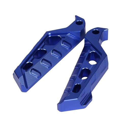 KEXINDIANZI Compatible With YAMAHA Mio I 125 Soul 150 Mio Sporty Sniper Jupiter Motorcycle Rear Passenger Footrest Footpegs Foot Pegs Rest Pedals(Blue)