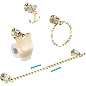 WINCASE Gold Bathroom Accessories, ...