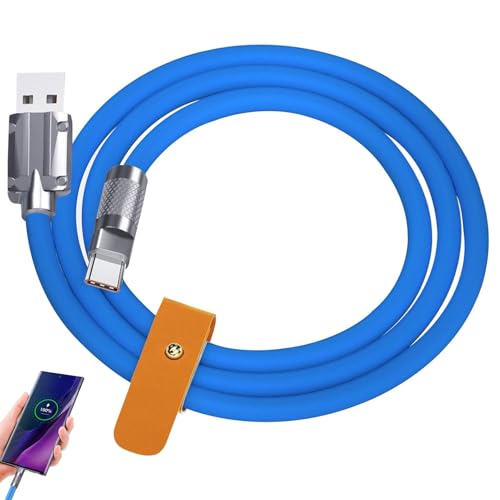 Générique Flüssigsilikonkabel – Ladekabel für Smartphone 120 W, Telefon-Ladekabel | Typ C Flüssigsilikon Stromkabel für Smartphones Générique Flüssigsilikonkabel – Ladekabel für Smartphone 120 W, Telefon-Ladekabel | Typ C Flüssigsilikon Stromkabel für Smartphones