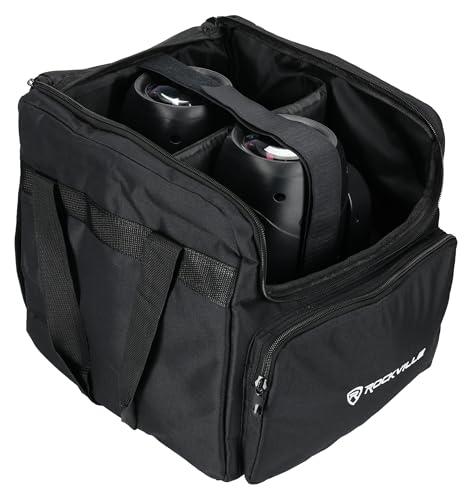 Image of Rockville Padded Travel Bag for (2) Chauvet or American DJ Effect Lights (RLB40)