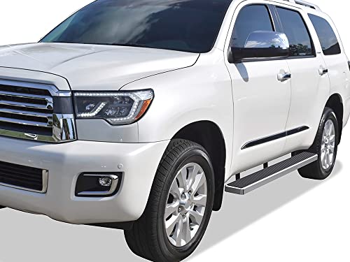 Estribos acero inoxidable 6 pulg para Toyota Sequoia miniatura 2