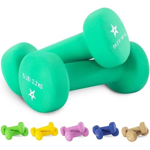 Yes4All 5 lbs Neoprene Dumbbells Cover