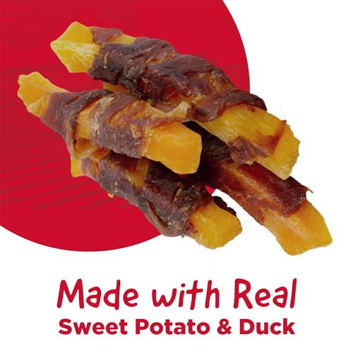 image for Country Kitchen Sweet Potato & Duck Jerky Tender Dog Treats, Made with
