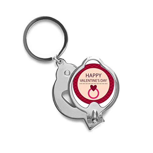 Ongle cutter trimmer Rose de Bonne Saint Valentin dans votre sac