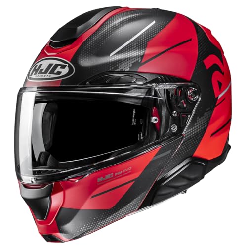 Casque Moto Modulable RPHA 91 Rouge Noir MC1SF integral double homologation P/J