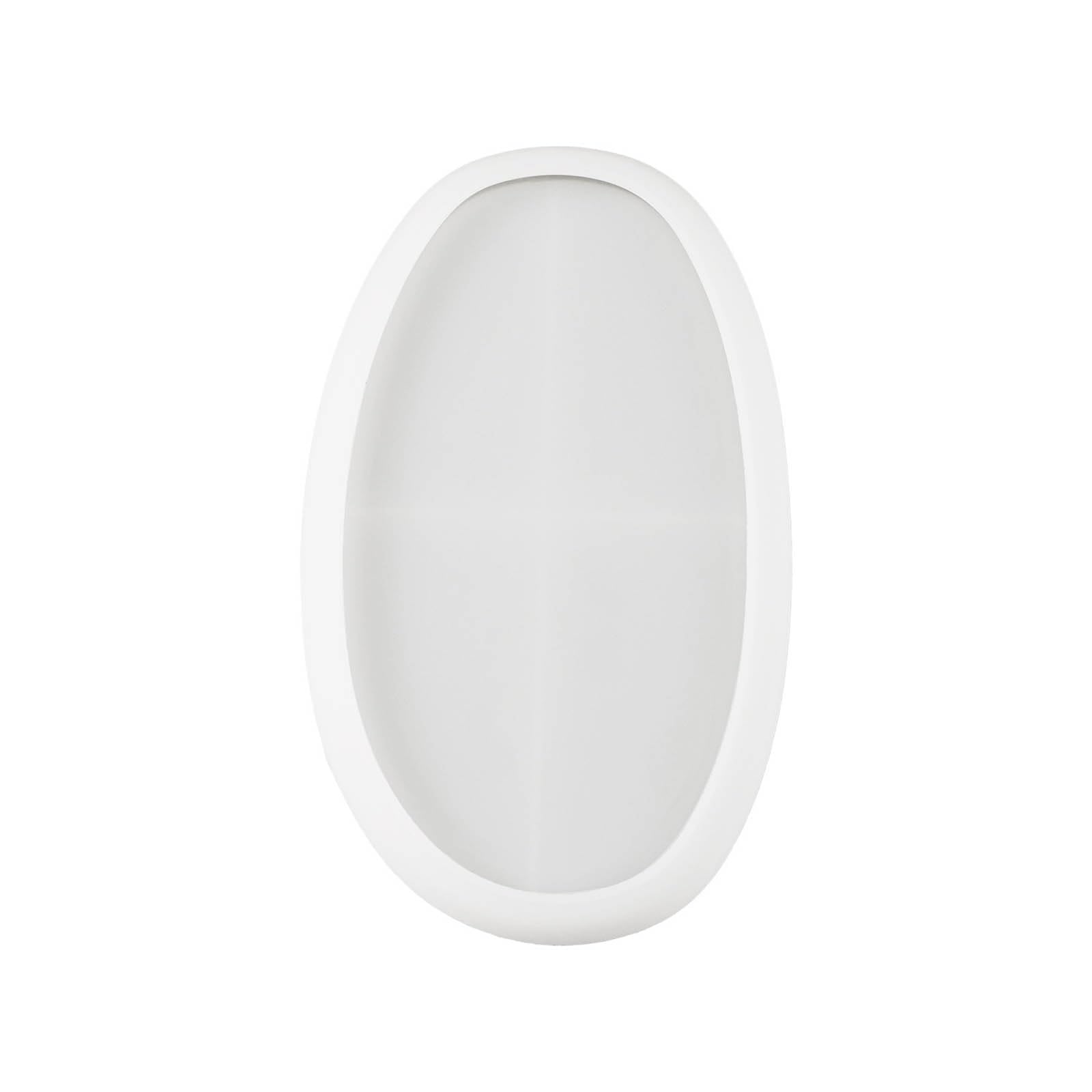 NEWFT Silicone Epoxy Resin Casting Mold for Jewelry Plate Rolling Tray Soap Making Oval Shape Resin Mold