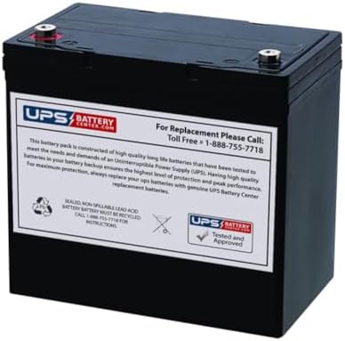 UPSBatteryCenter® 12V 55Ah F11 Compatible Replacement Battery for...