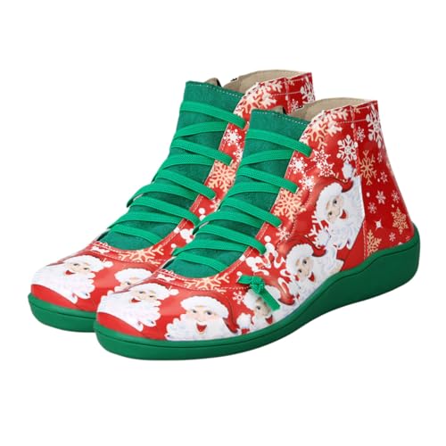 Bottines courtes pour femmes confortables et chaussures d'hiver en PU