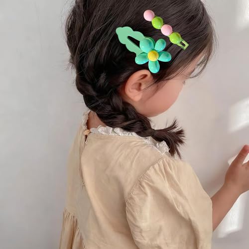 Set de 14 pinzas para cabello de niña miniatura 6